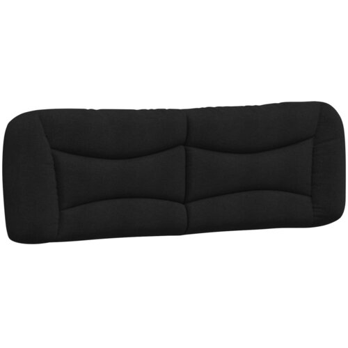 Maison Chic posteljno vzglavje - vzglavna omarica - vzglavna stranica črna 160 cm blago, (21704286) Cene