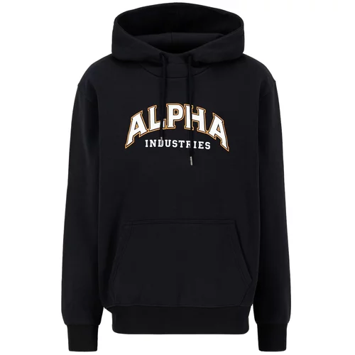 Alpha Industries Sweater majica narančasta / crna / bijela
