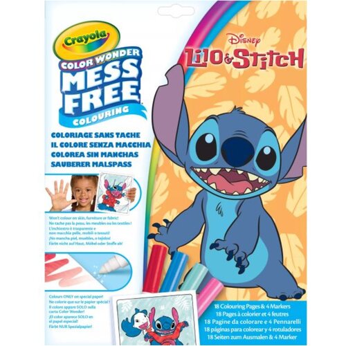 Crayola Color Wonder: Lilo &amp, Stitch set za bojanje bez nereda u mapi Cene