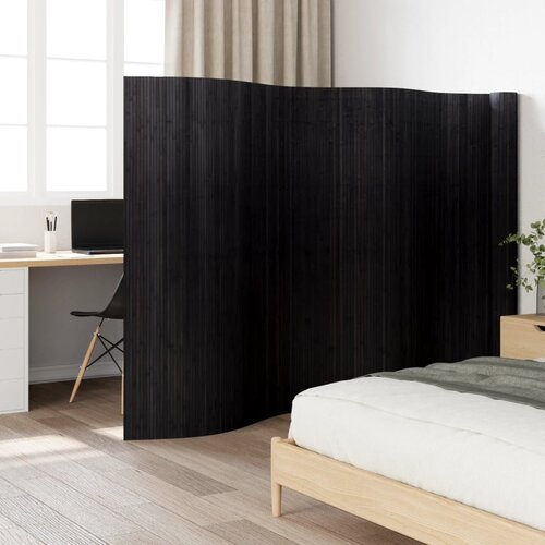 vidaXL Paravan črn 165x800 cm bambus Cene