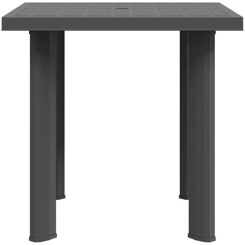  Vrtni stol antracit 80 x 75 x 72 cm plastični Slike