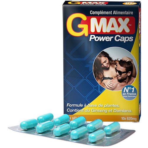 Kapsule za mo&amp;scaron;ke &amp;quot;G-MAX Power&amp;quot; - 10 kapsul (R900211-10) Slike