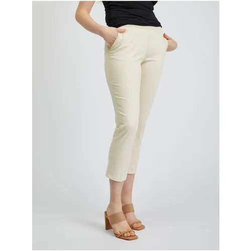 Orsay Beige Ladies Shortened Pants - Women