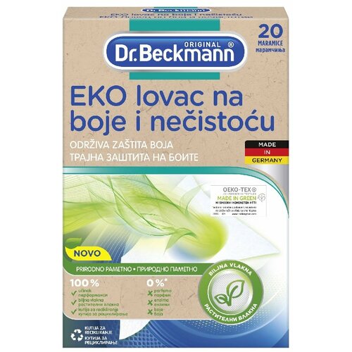 Dr. Beckmann dr.beckmann eko lovac na boje i nečistoću 20 komada Cene
