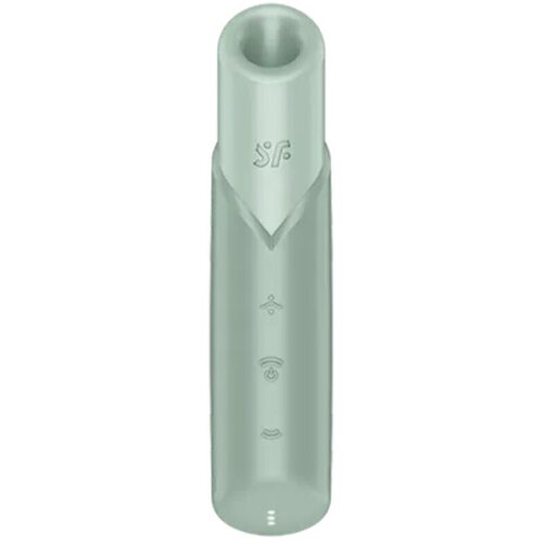 SATISFYER AIR PULSE SATISFYER - NAUGHTY KISS WAVE CLITORIS STIMULATOR AQUAMARINE Cene