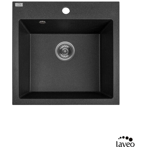 LAVEO Granitna sudopera Alena 49x49cm Crna Cene