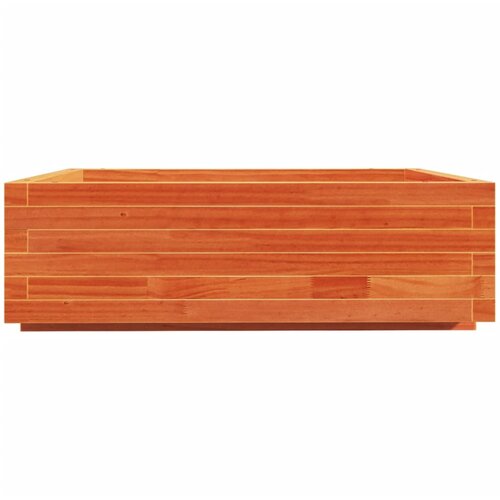  Vrtna sadilica vo&amp;scaron;tano smeđa 80 x 80 x 26,5 cm masivna borovina Slike