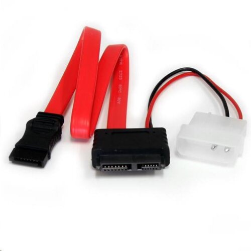 StarTech.com SLSATAF12 SATA kabel 0,304 m SATA 13-pin SATA 7-pin + Molex (4-pin) Crveno Cene