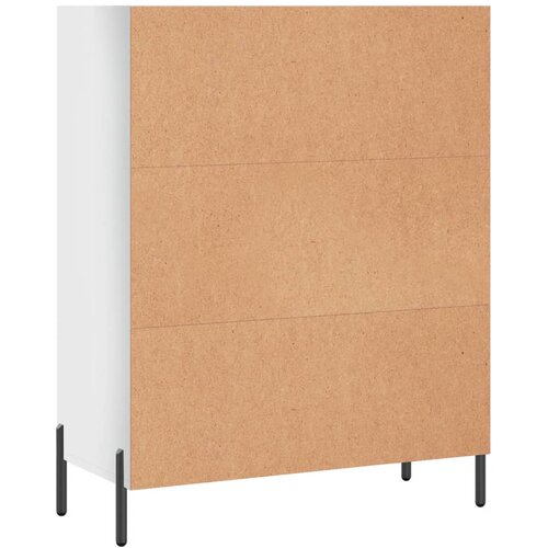  s policama sjajni bijeli 69,5 x 32,5 x 90 cm drveni Slike