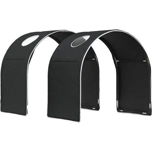  Tunis za krevet 2 pcs Crna 211 x 52,5 x 2 cm Poliester Cijene