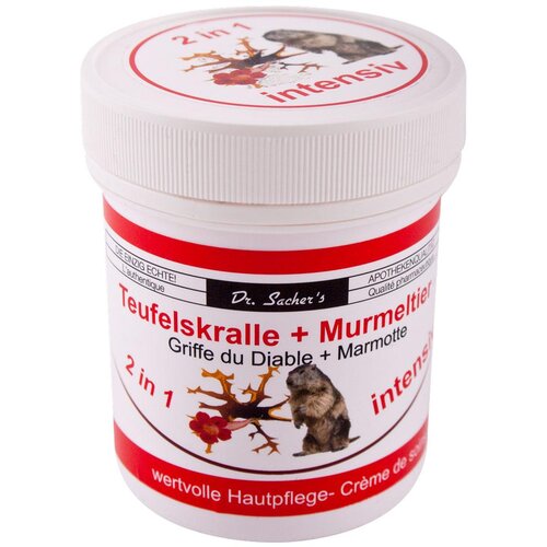 K&amp;uuml;hn Kosmetik Hudičev krempelj s svizčevim oljem intenzivna krema 2 v 1 Dr. Sacher&amp;#039;s 125ml Slike