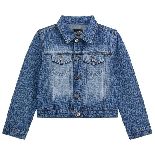 Guess Jeans jakne RIGIF DENIM JACKET Modra Slike