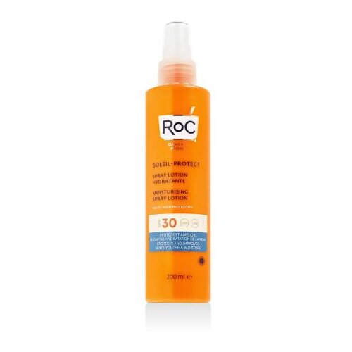 Roc Soleil-Protect Moisturising Spray Lotion SPF30 mleko za sončenje 200 ml Slike
