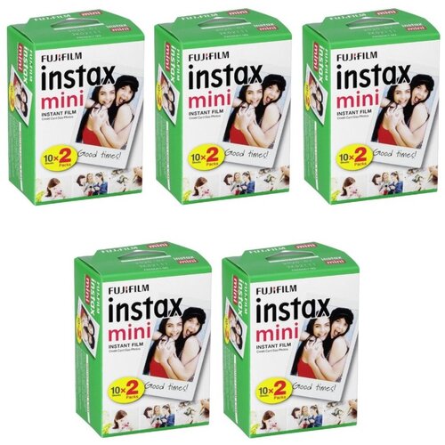 Fujifilm Instax Mini film foto papir 100 listova 5 x (2&amp;times;10) Slike