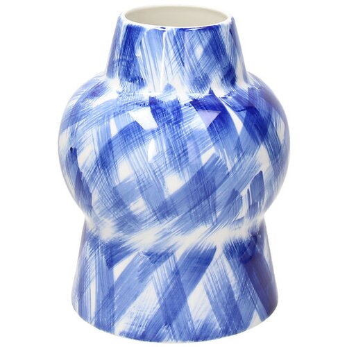 Tognana Zaobljena vaza Storm, O15xV 21 cm, Plava Slike