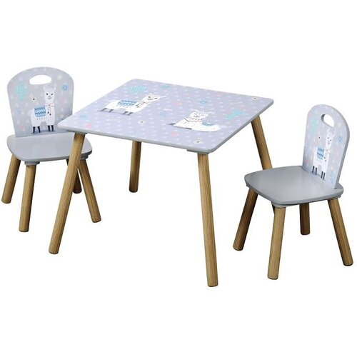 Kesper KSP17702 DEČIJI STO SA 2 STOLICE SIVI Slike