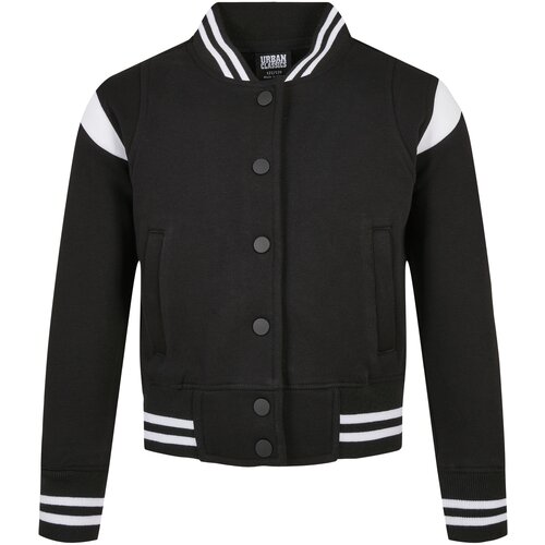 Urban Classics Kids Girl's inset College Sweat Jacket black/white Cijene