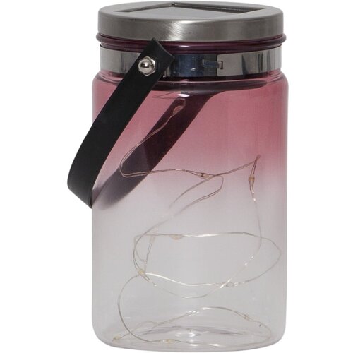Star Trading Zunanja sončna svetilka Best Season Tint Lantern Pink Cene