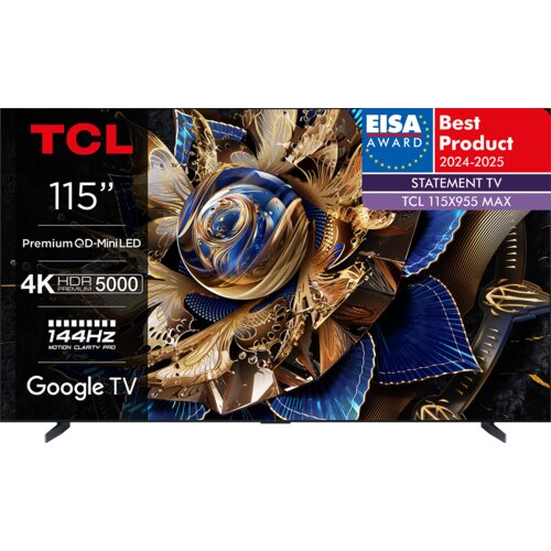 Tcl Max QD Mini-LED TV 115", 4K Ultra HD, 144Hz, Google TV Cene