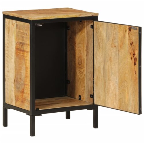 Maison Chic Kopalniška omarica - Kopalniški kabinet 40x30x60 cm trden mangov les in železo, (21794563) Cene