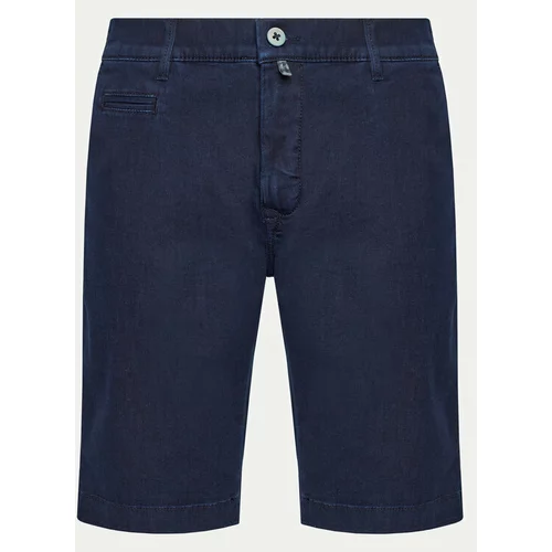 Pierre Cardin Kratke hlače iz tkanine C7 34770.7763 Mornarsko modra Regular Fit