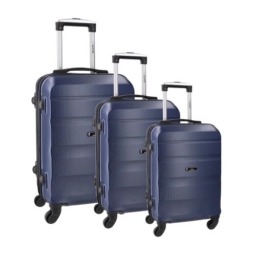 Empire porto kofer set 3 komada abs tamno plava ( 100097 ) Slike