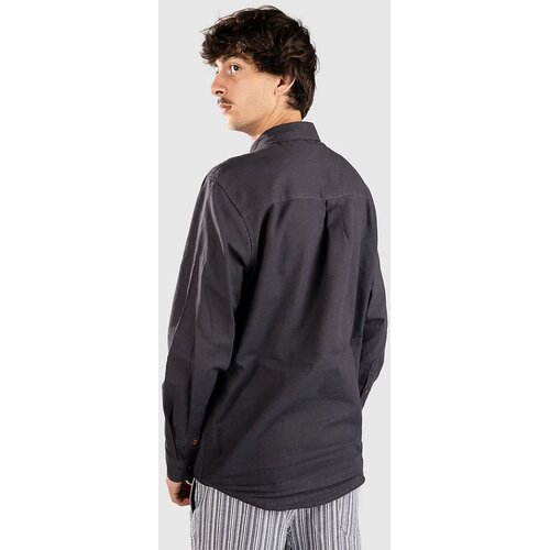 Anerkjendt Akleif Cot/Linen Srajca dark grey Slike