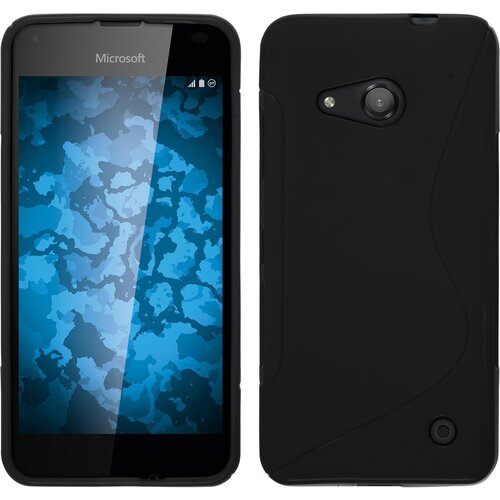  Gumijasti / gel etui S-Line za Microsoft Lumia 550 - črni Slike