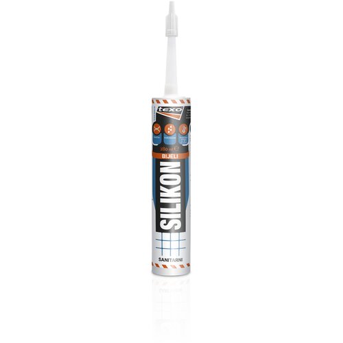 Texo Silikon sanitarni bijeli, 280 ml Cijene