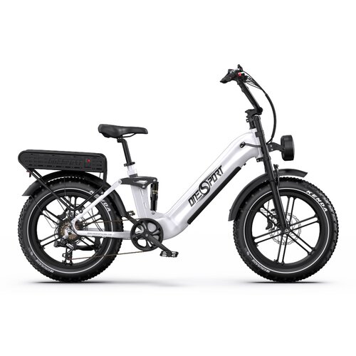 Onesport Električno kolo OT08 Pro, dvojna baterija, 48V 36Ah, Fat Ebike - belo, (21978605) Cene