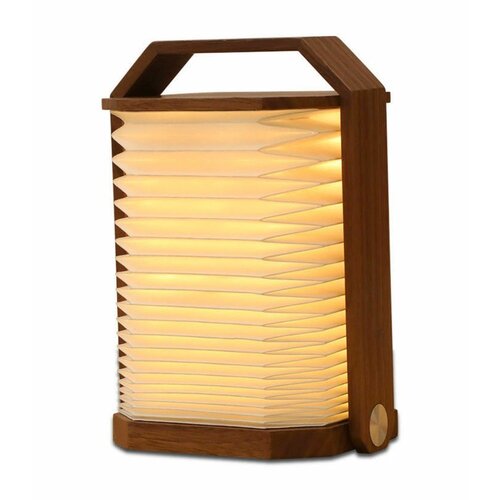 Gingko LED namizna svetilka v beli in temni naravni barvi (višina 4 cm) Origami – Cene