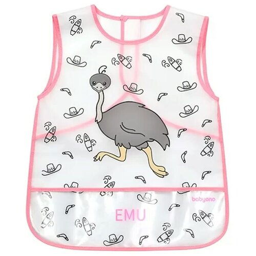 BabyOno Active Baby Podbradak ko&amp;scaron;uljica 24+ mjeseci Emu, roza Slike