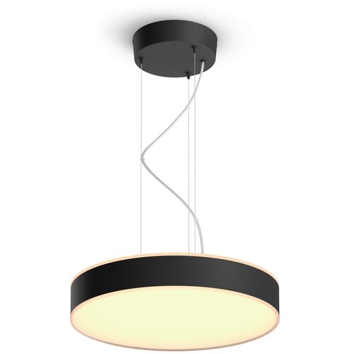 Philips led prigušiva luster na sajli hue enrave LED/33,5W/230V crna + daljinski upravljač Cene