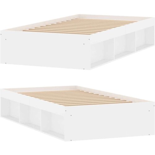 VidaXL Okvir kreveta bijeli 90 x 190 cm Slike