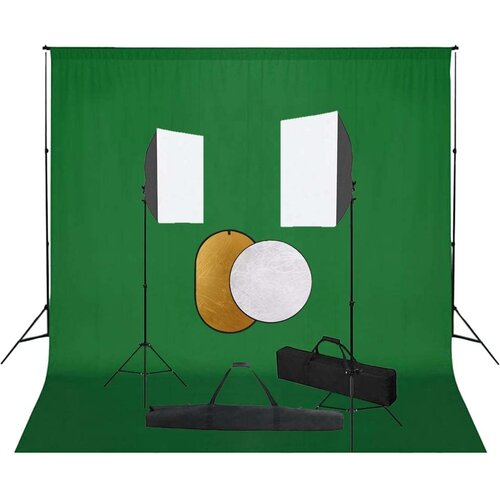 In Foto studijski komplet s softboxi, ozadjem in odbojnikom Cene