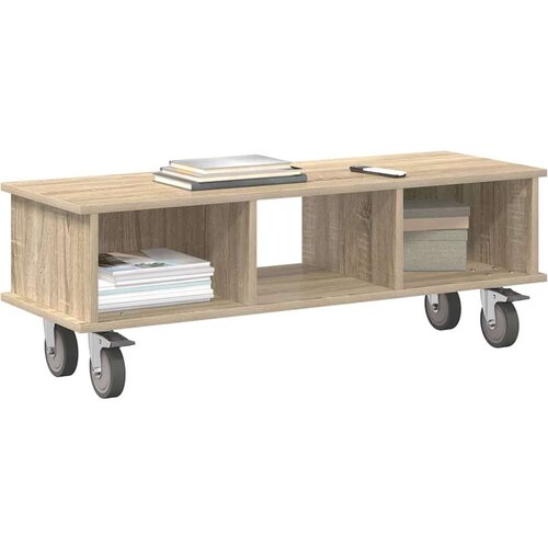  stalak Sonoma hrast 100 x 35 x 35 cm Konstruirano drvo Slike