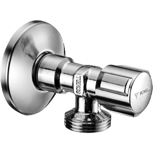 Easy Krogelni kotni ventil Schell Comfort (1/2&amp;quot; - 3/4&amp;quot;, za pralni stroj, ASAG easy sistem, krom) Slike