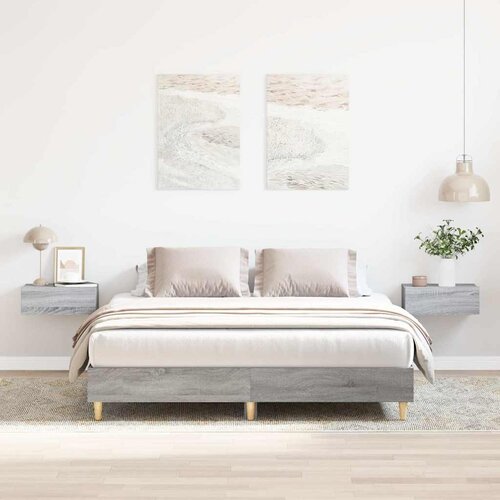 vidaXL Posteljni okvir brez vzmetnice 150x200 cm inženirski les Cene