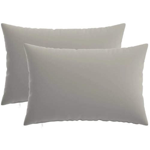  Presvlaka za jastuk 2 pcs HEERLEN Siva 40 x 60 cm Poliester - Siva 40 x 60 cm 2 Slike