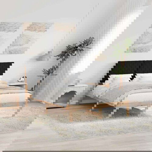  Okvir za krevet s uzglavljem Smeđa 120 x 190 cm tkanina Cene