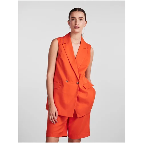 Pieces Women's Orange Vest Tally - Women's