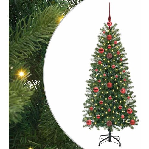 vidaXL Umestno božično drevo med 150 LED Zelena 120 cm PE in PVC, (5000067476) Cene