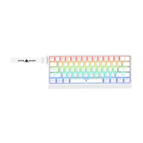 WHITESHARK GK 008221 KANABO W Keyboard - US - Blue Slike