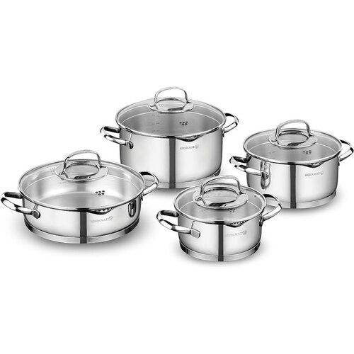 Korkmaz Steama 8pcs Inox (A1999) Slike