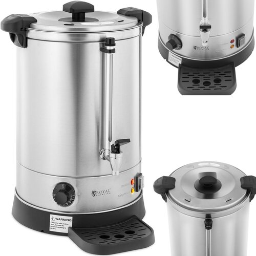Royal Catering Bojler z dvojnimi stenami in odcejalnikom 13,5 L 2500 W srebrn, (21618111) Cene