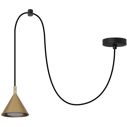 Brilagi Luster na sajli CONE SINGLE SPIDER 1xGX53/15W/230V zlatni Cene