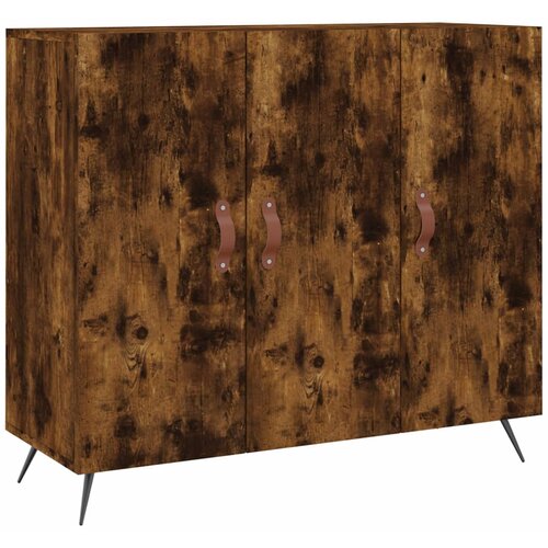 Maison Chic Komoda - Predalnik dimljeni hrast 90x34x80 cm konstruiran les, (21716832) Cene