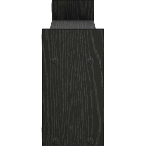  Zidna polica Crni hrast 90 x 17 x 32 cm Prerađeno drvo Slike