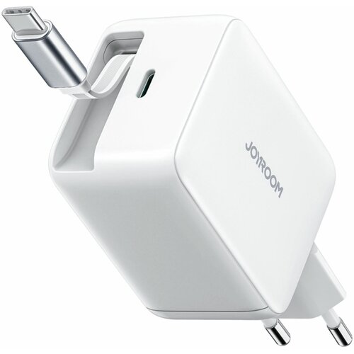 Joyroom polnilec 65W USB TipC GaN QC PD s kablom bel JR-TCL06, (5000219295) Cene