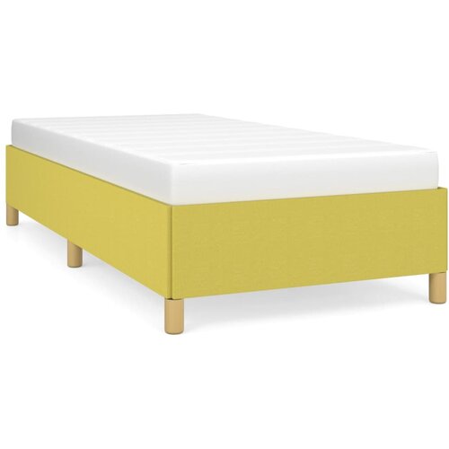 vidaXL Posteljni okvir zelen 90x190 cm blago, (20724479) Cene